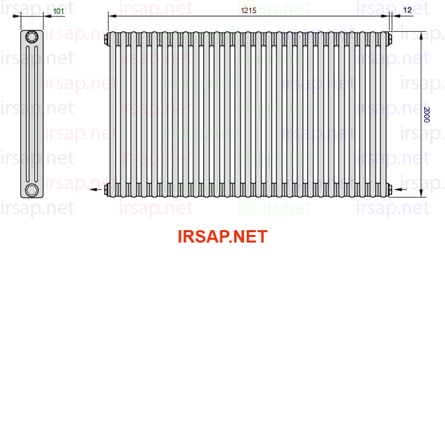 Радиатор IRSAP Tesi 32000/27 T08 CL 01